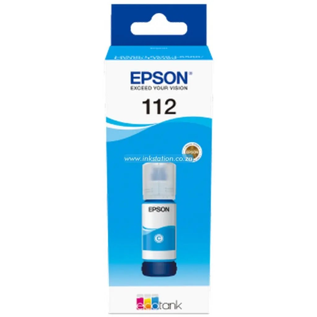 Epson 112 Ecotank Cyan Ink Bottle Inkvantage (Pvt) Ltd