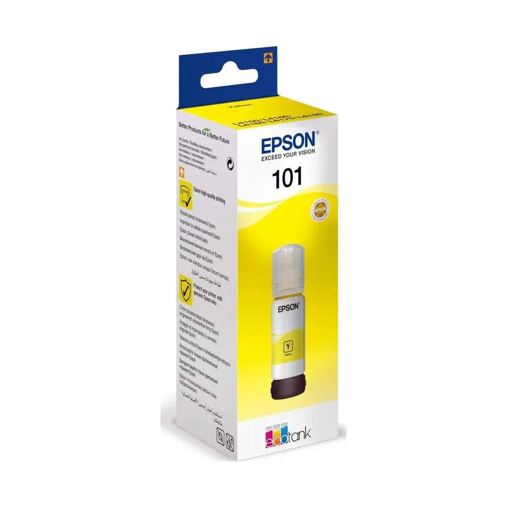 Original Epson 101 EcoTank Yellow Ink Bottle Inkvantage (Pvt) Ltd