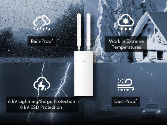 Cudy AP3000 Outdoor Wi-Fi 6 Access Point for Reliable High-Speed Outdoor Connectivity