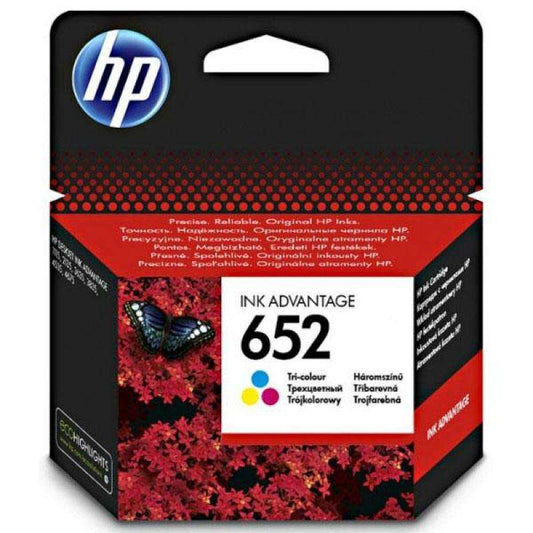 hp F6V24AE no.652 Tri Colour Ink Cartridge