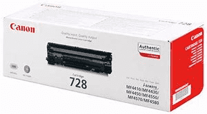 Canon 728 Black Toner Cartridge