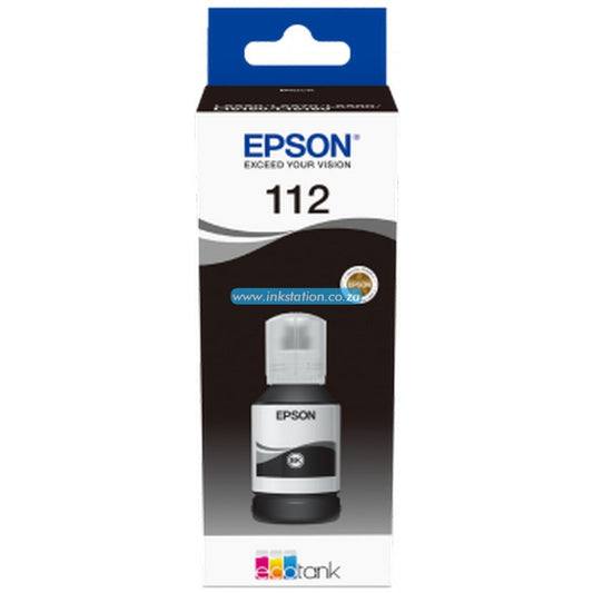Epson 112 Ecotank Pigment Black Ink Bottle