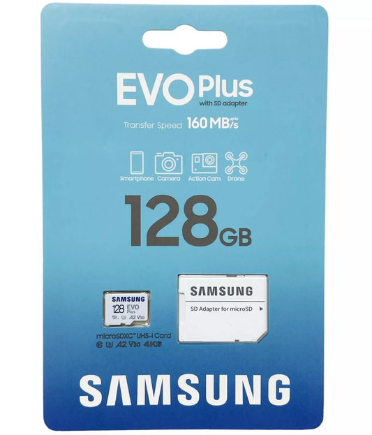 Samsung Evo plus 128gb memory card