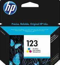 hp F6V16AE no.123 Tri Colour Ink Cartridge HP